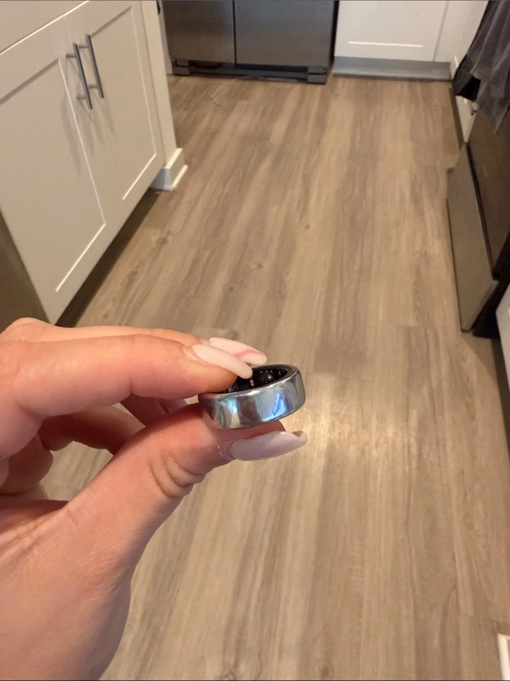 Oura Gen3 Horizon Silver Size 8
